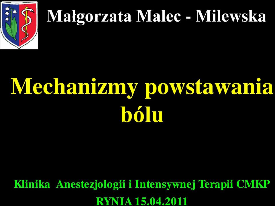 Klinika Anestezjologii i