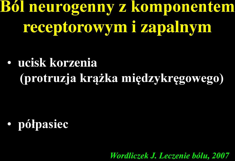 korzenia (protruzja krążka
