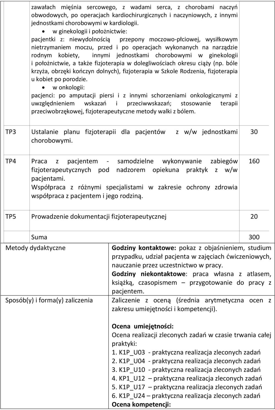 chorobowymi w ginekologii i położnictwie, a także fizjoterapia w dolegliwościach okresu ciąży (np.