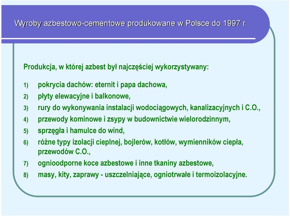 do wykonywania instalacji wodociągowych, kanalizacyjnych i C.O.