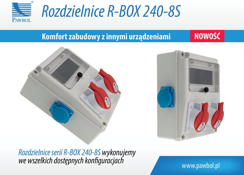 Rozdzielnice serii R-BOX 240-8S