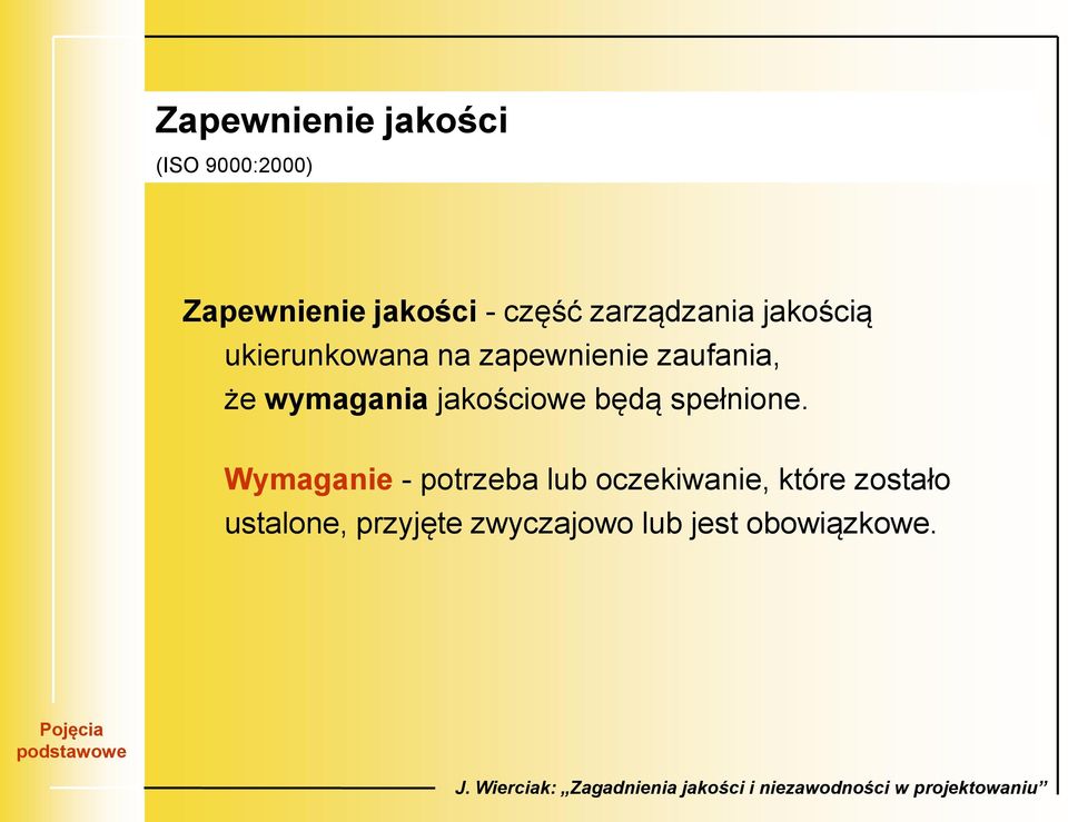 wymagania jakościowe będą spełnione.