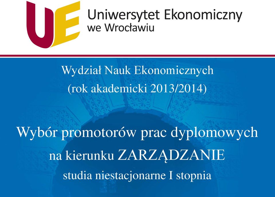 promotorów prac dyplomowych na