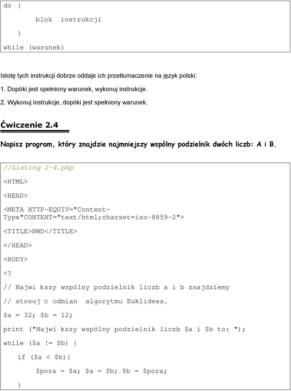 php <HTML> <HEAD> <META HTTP-EQUIV="Content- Type"CONTENT="text/html;charset=iso-8859-2"> <TITLE>NWD</TITLE> </HEAD> <BODY> <?