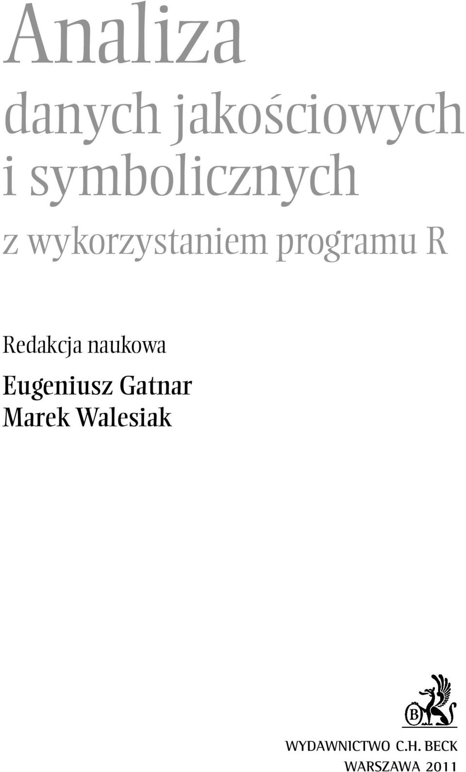 programu R Redakcja naukowa Eugeniusz