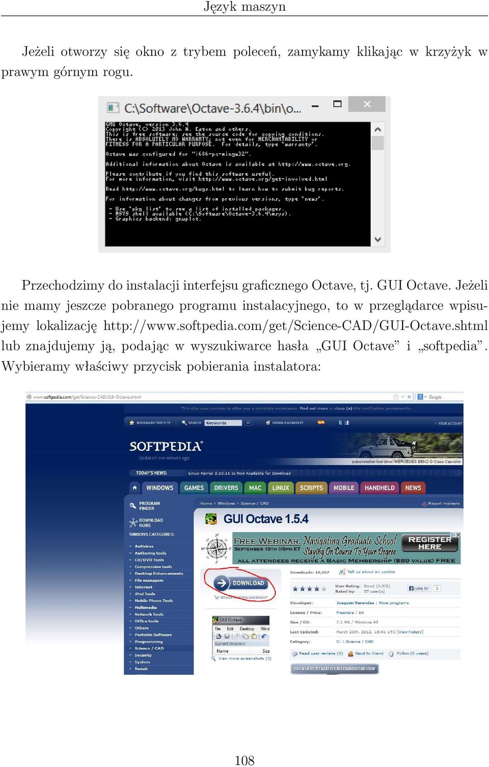 Jeżeli nie mamy jeszcze pobranego programu instalacyjnego, to w przeglądarce wpisujemy lokalizację http://www.