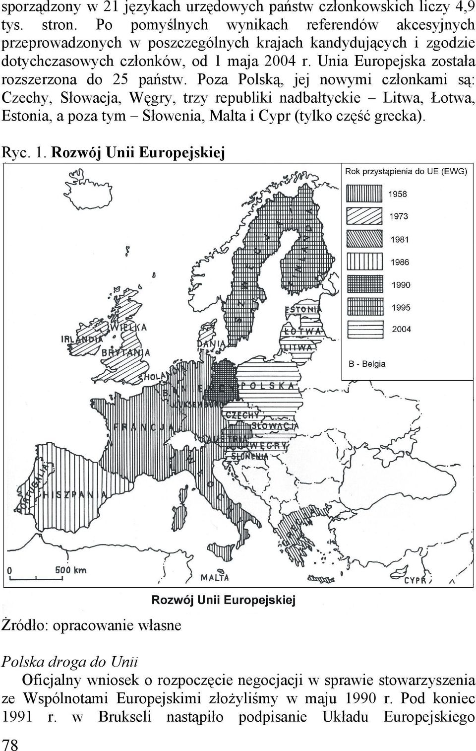Unia Europejska została rozszerzona do 25 państw.