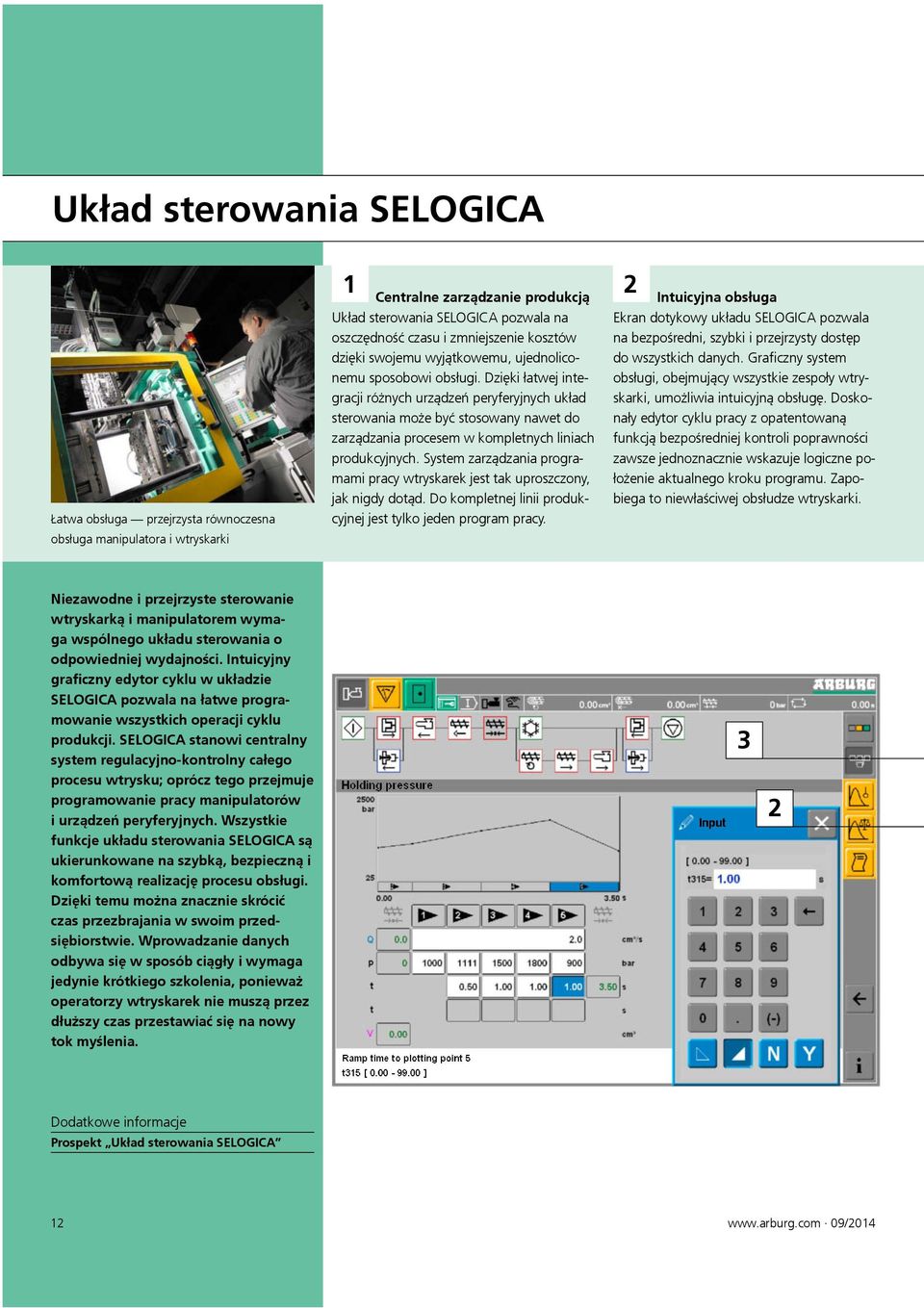 Dzięki łatwej integracji różnych urządzeń peryferyjnych układ sterowania może być stosowany nawet do zarządzania procesem w kompletnych liniach produkcyjnych.