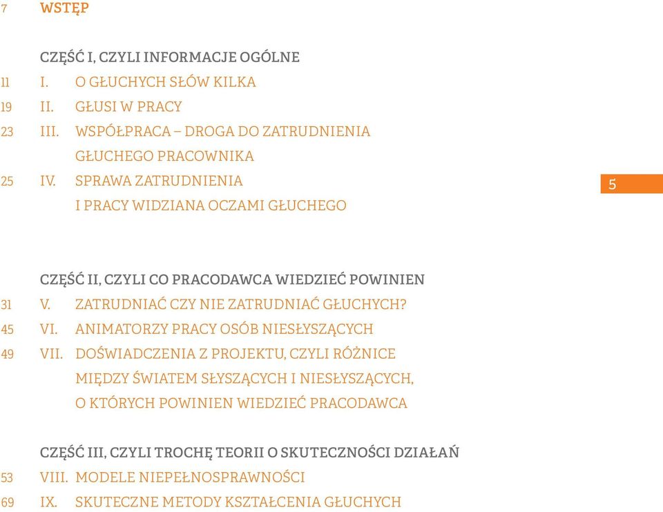 SPRAWA ZATRUDNIENIA I PRACY WIDZIANA OCZAMI GŁUCHEGO 5 31 45 49 CZĘŚĆ II, CZYLI CO PRACODAWCA WIEDZIEĆ POWINIEN V. ZATRUDNIAĆ CZY NIE ZATRUDNIAĆ GŁUCHYCH?