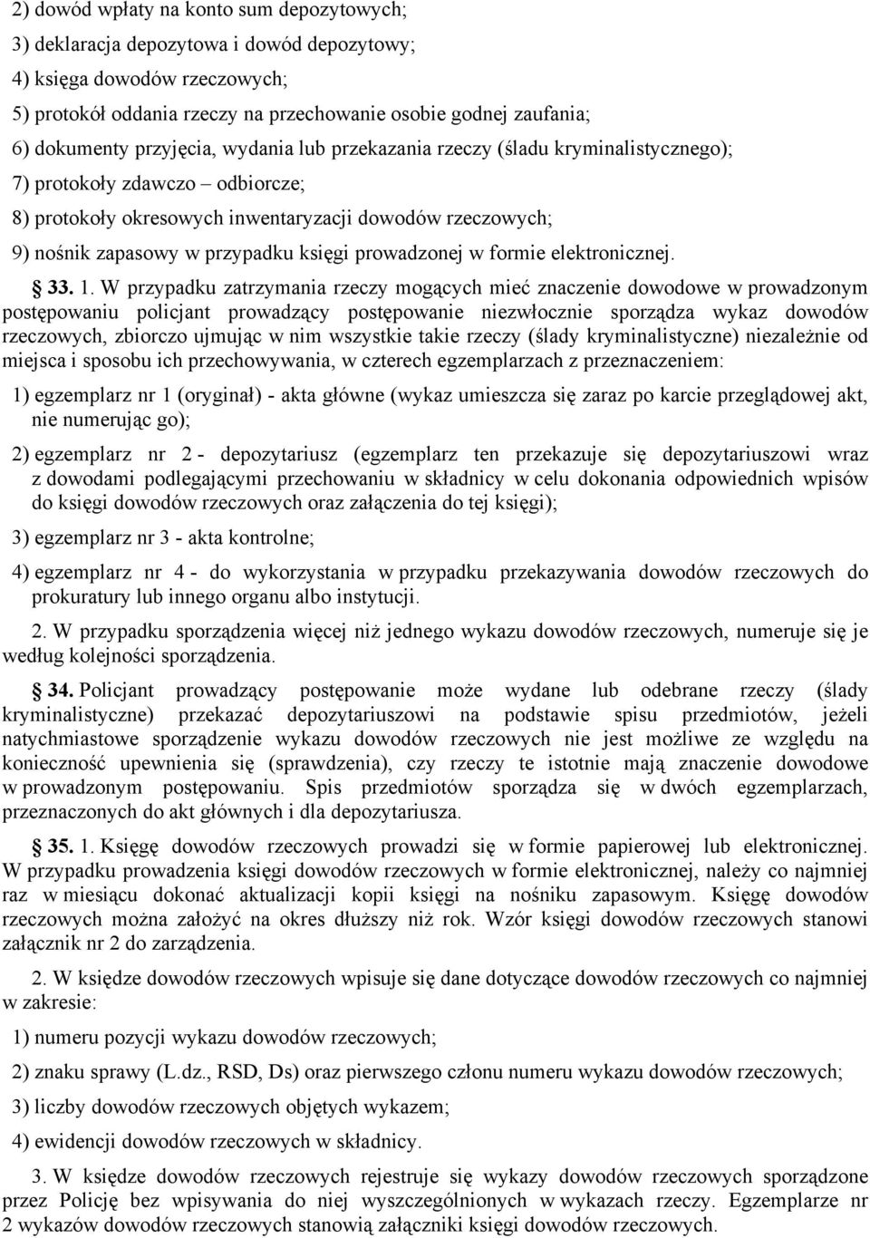 prowadzonej w formie elektronicznej. 33. 1.