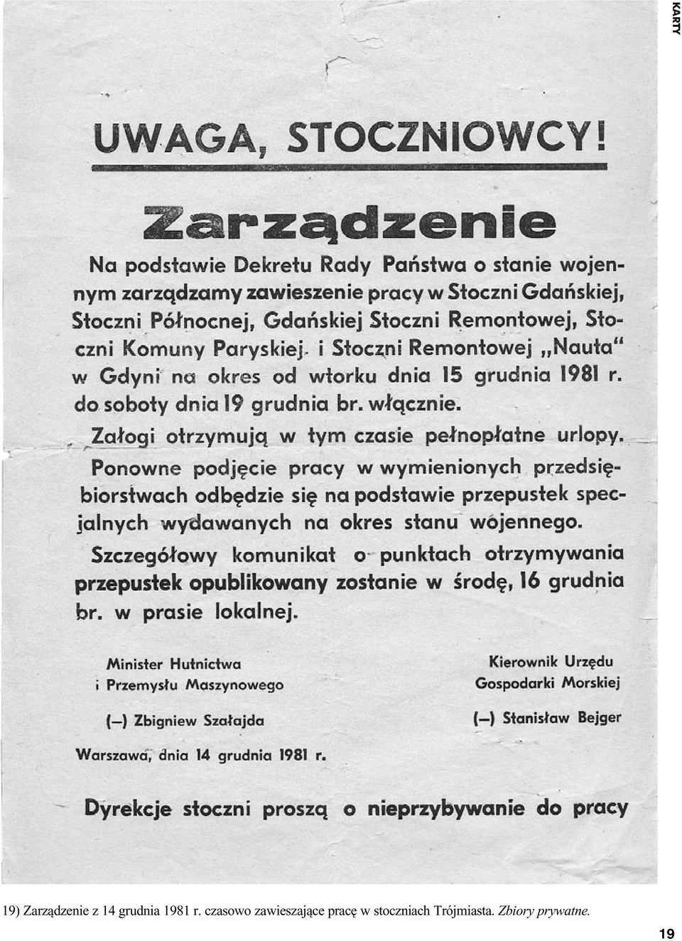 czasowo zawieszajàce prac w
