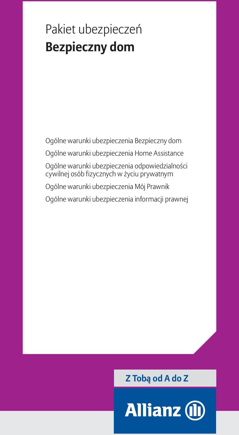 odpowiedzialności cywilnej osób fizycznych w życiu prywatnym Ogólne warunki