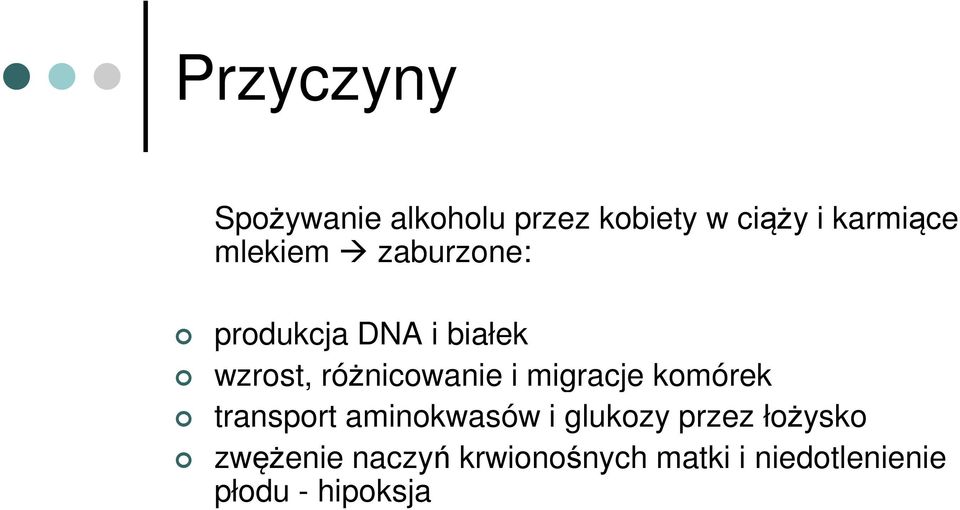 migracje komórek transport aminokwasów i glukozy przez łożysko