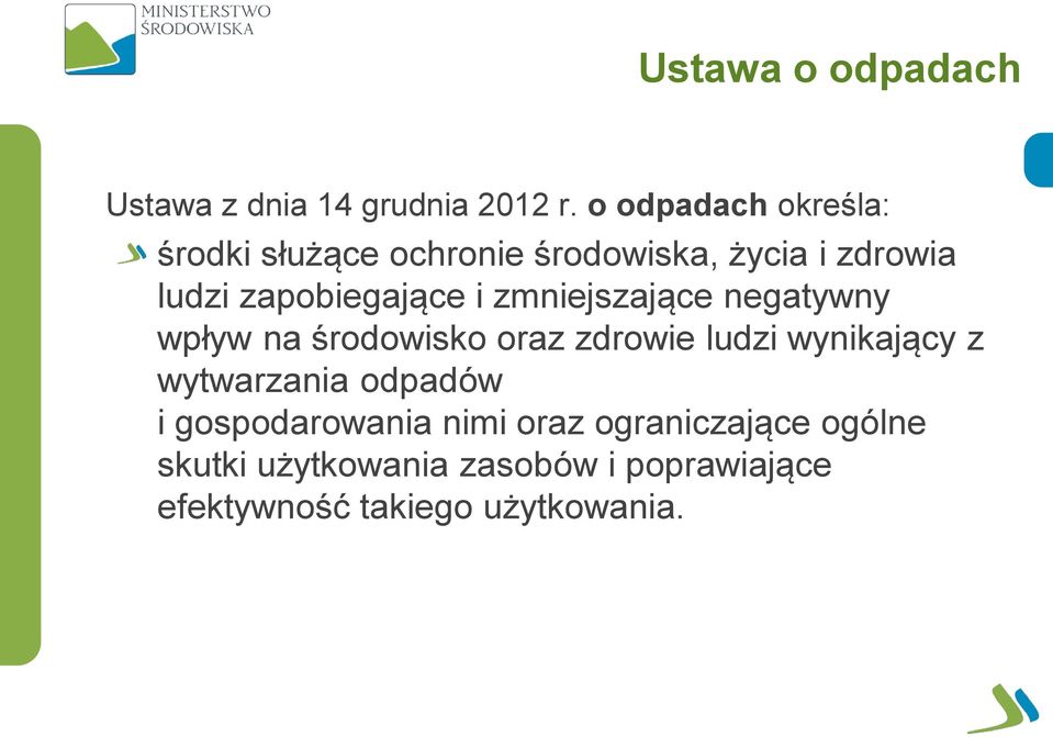 zapobiegające i zmniejszające negatywny wpływ na środowisko oraz zdrowie ludzi wynikający