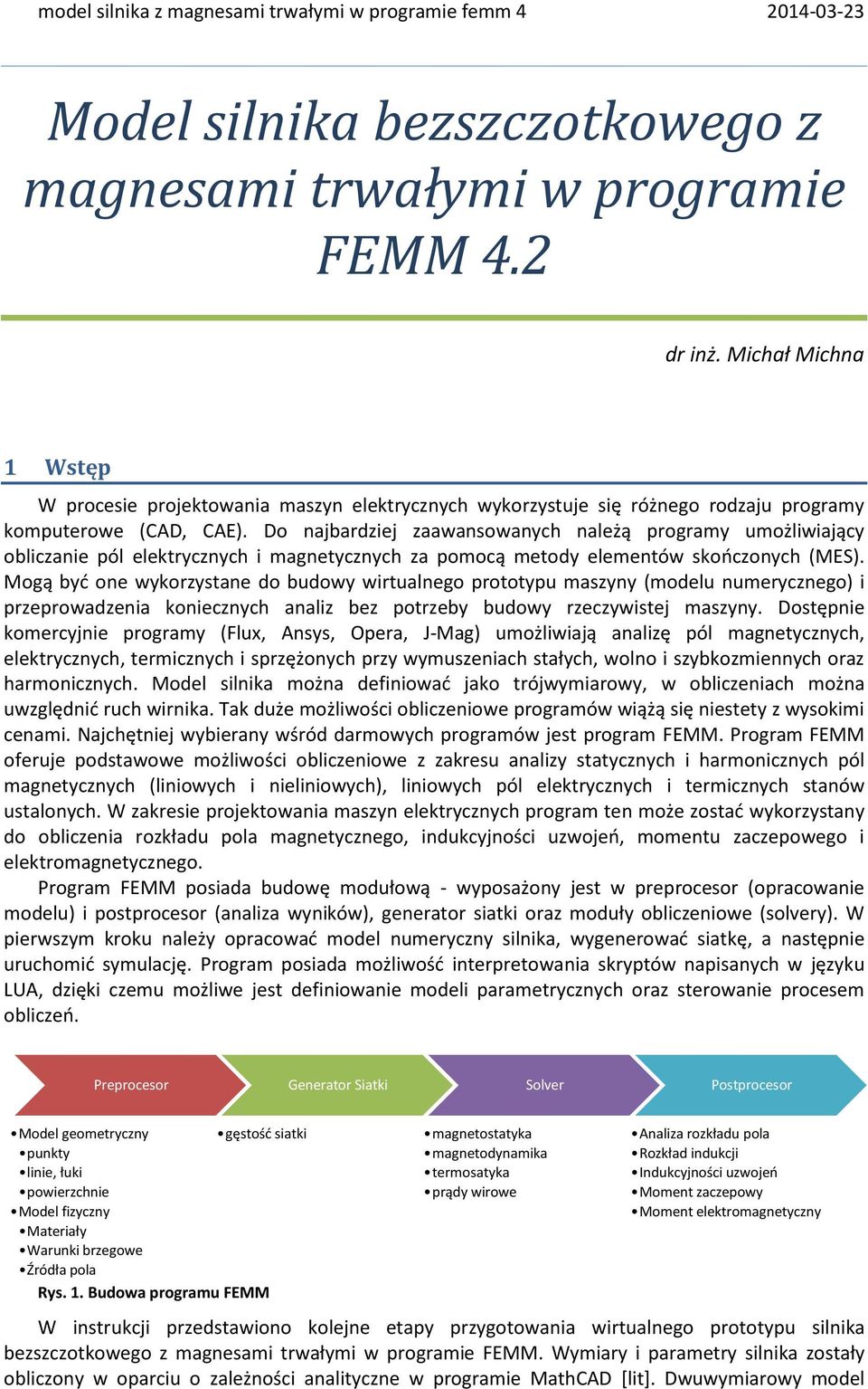 Do najbardziej zaawansowanych należą programy umożliwiający obliczanie pól elektrycznych i magnetycznych za pomocą metody elementów skończonych (MES).