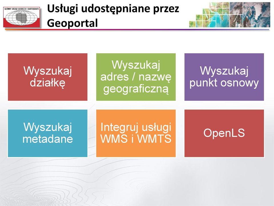 geograficzną Wyszukaj punkt osnowy