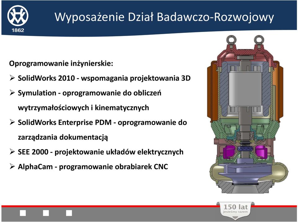 wytrzymałościowych i kinematycznych SolidWorks Enterprise PDM - oprogramowanie do