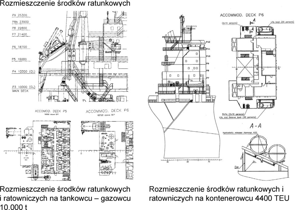 000 t  i ratowniczych na kontenerowcu 4400 TEU