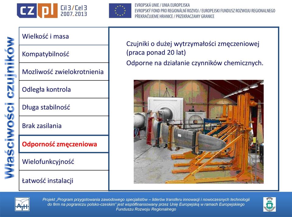 działanie czynników chemicznych.
