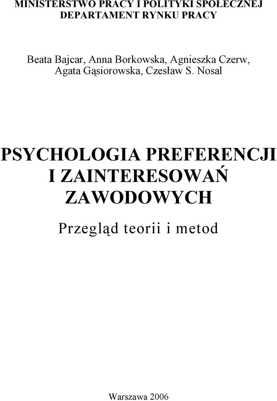 Gąsiorowska, Czesław S.