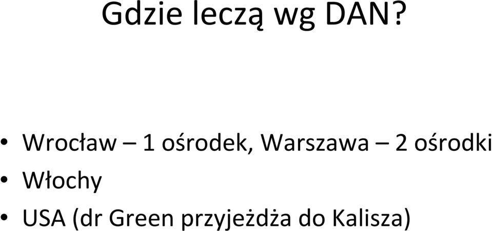 Warszawa 2 ośrodki