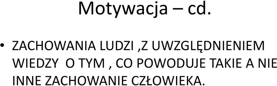 UWZGLĘDNIENIEM WIEDZY O