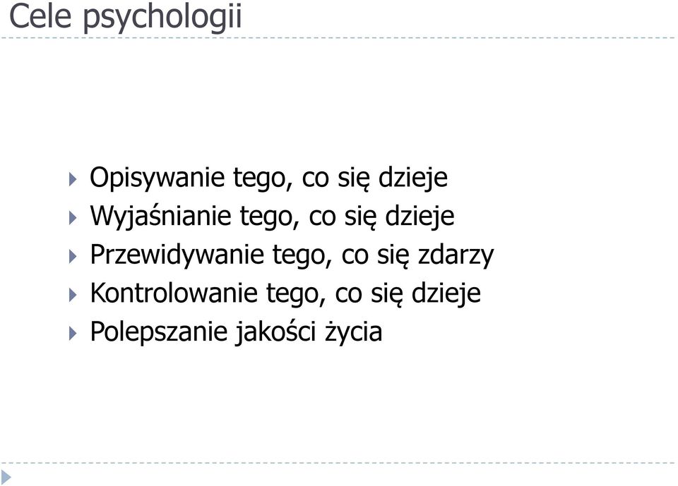 Przewidywanie tego, co się zdarzy