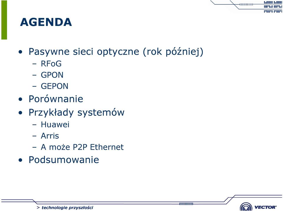 Porównanie Przykłady systemów