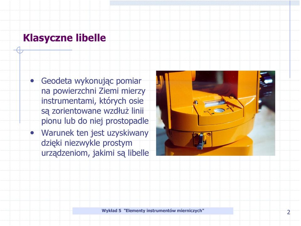 wzdłuż linii pionu lub do niej prostopadle Warunek ten jest