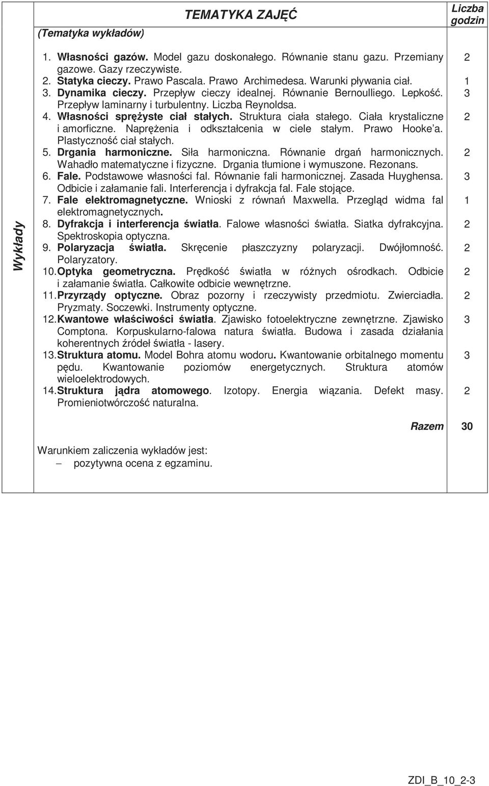 Ciała krystaliczne i amorficzne. NapręŜenia i odkształcenia w ciele stałym. Prawo Hooke a. Plastyczność ciał stałych. 5. Drgania harmoniczne. Siła harmoniczna. Równanie drgań harmonicznych.