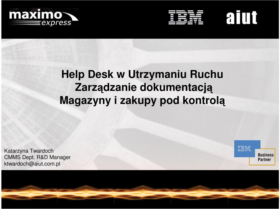 pl Help Desk w Utrzymaniu Ruchu