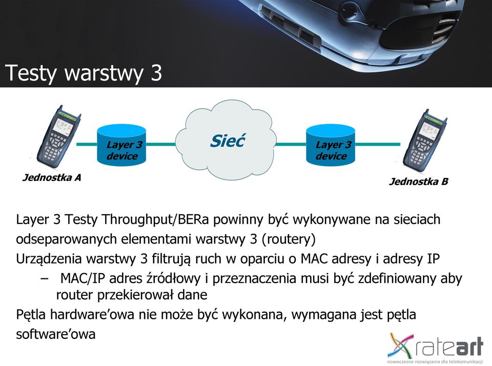 filtrują ruch w oparciu o MAC adresy i adresy IP MAC/IP adres źródłowy i przeznaczenia musi być