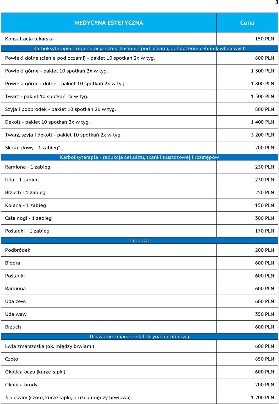 Dekolt - pakiet 10 spotkań 2x w tyg. Twarz, szyja i dekolt - pakiet 10 spotkań 2x w tyg.