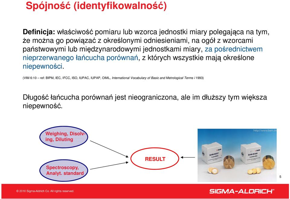 wszystkie mają określone niepewności.