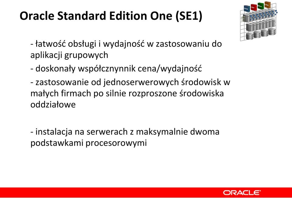 od jednoserwerowych środowisk w małych firmach po silnie rozproszone środowiska