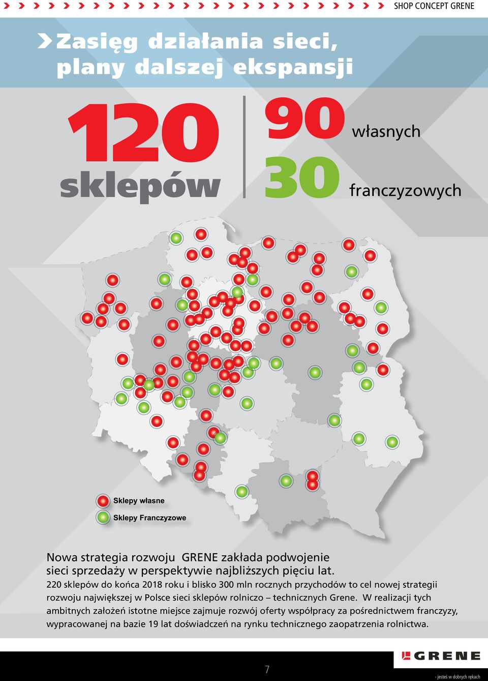 220 sklepów do końca 2018 roku i blisko 300 mln rocznych przychodów to cel nowej strategii rozwoju największej w Polsce sieci sklepów rolniczo