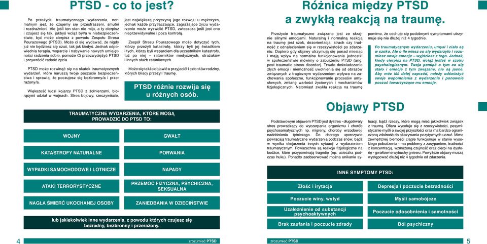 Może ci się wydawać, że nigdy już nie będziesz się czuć, tak jak kiedyś.