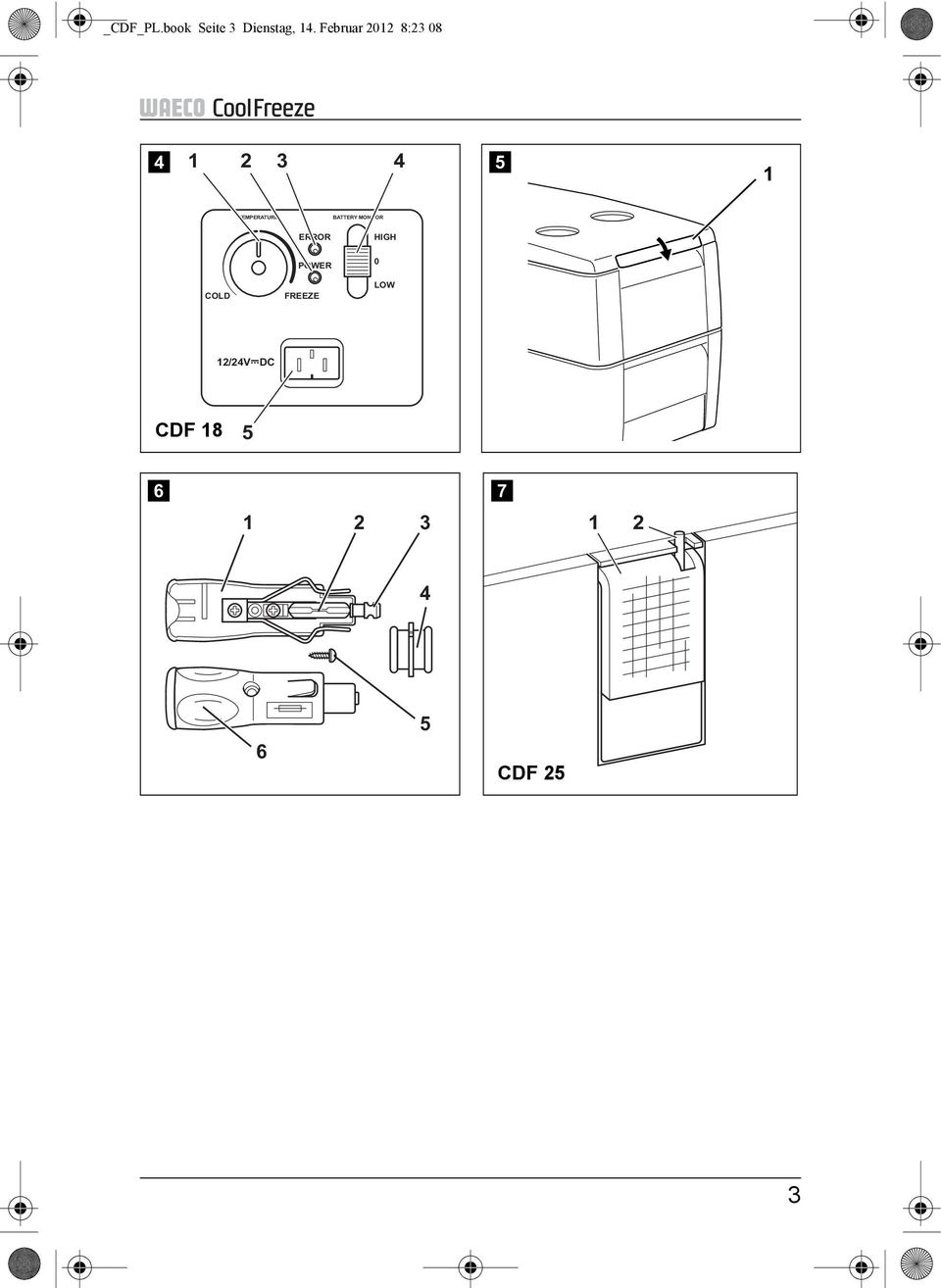 TEMPERATURE BATTERY MONITOR COLD ERROR POWER