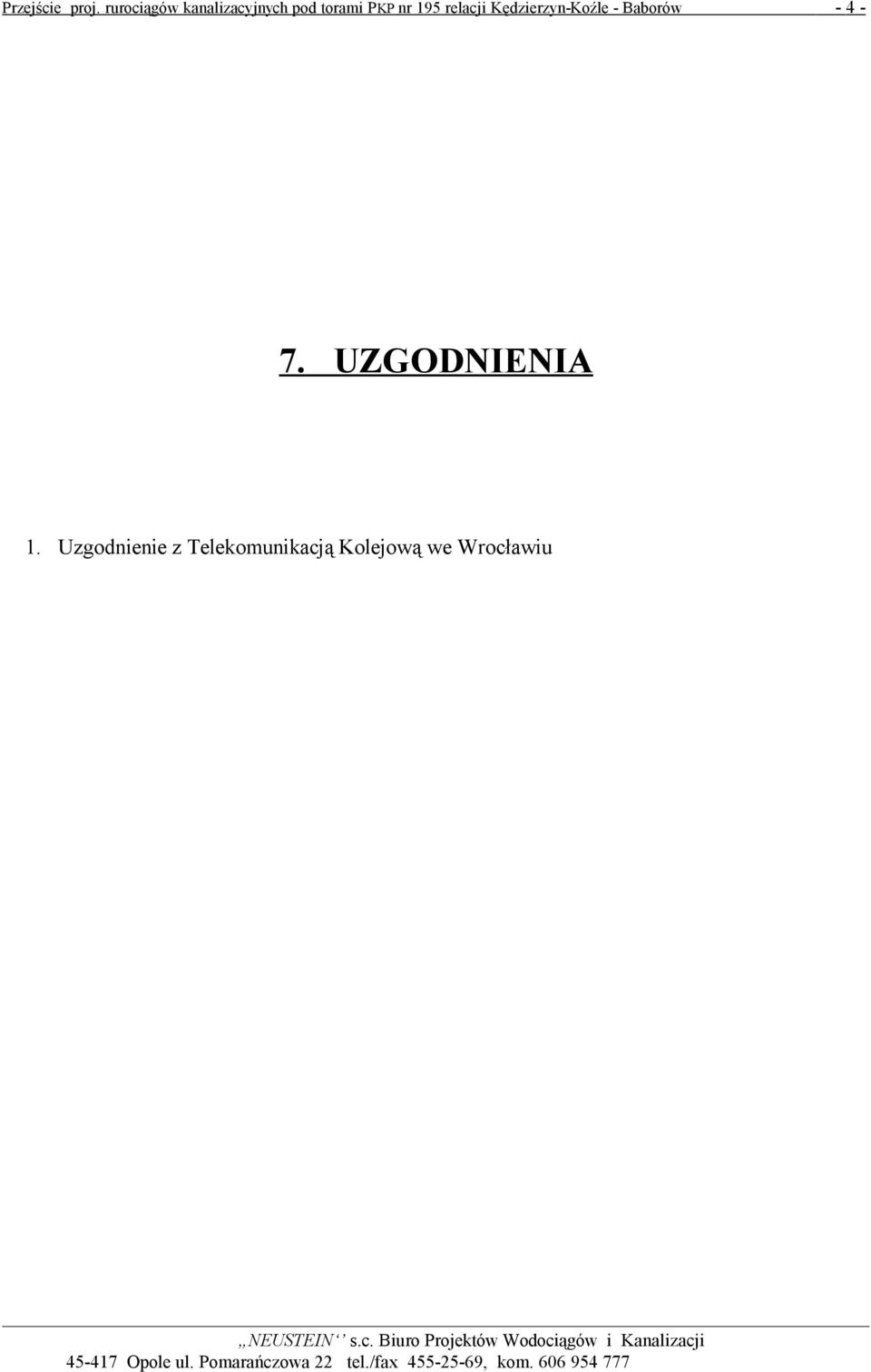 nr 195 relacji Kędzierzyn-Koźle - Baborów -