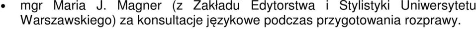 Stylistyki Uniwersytetu