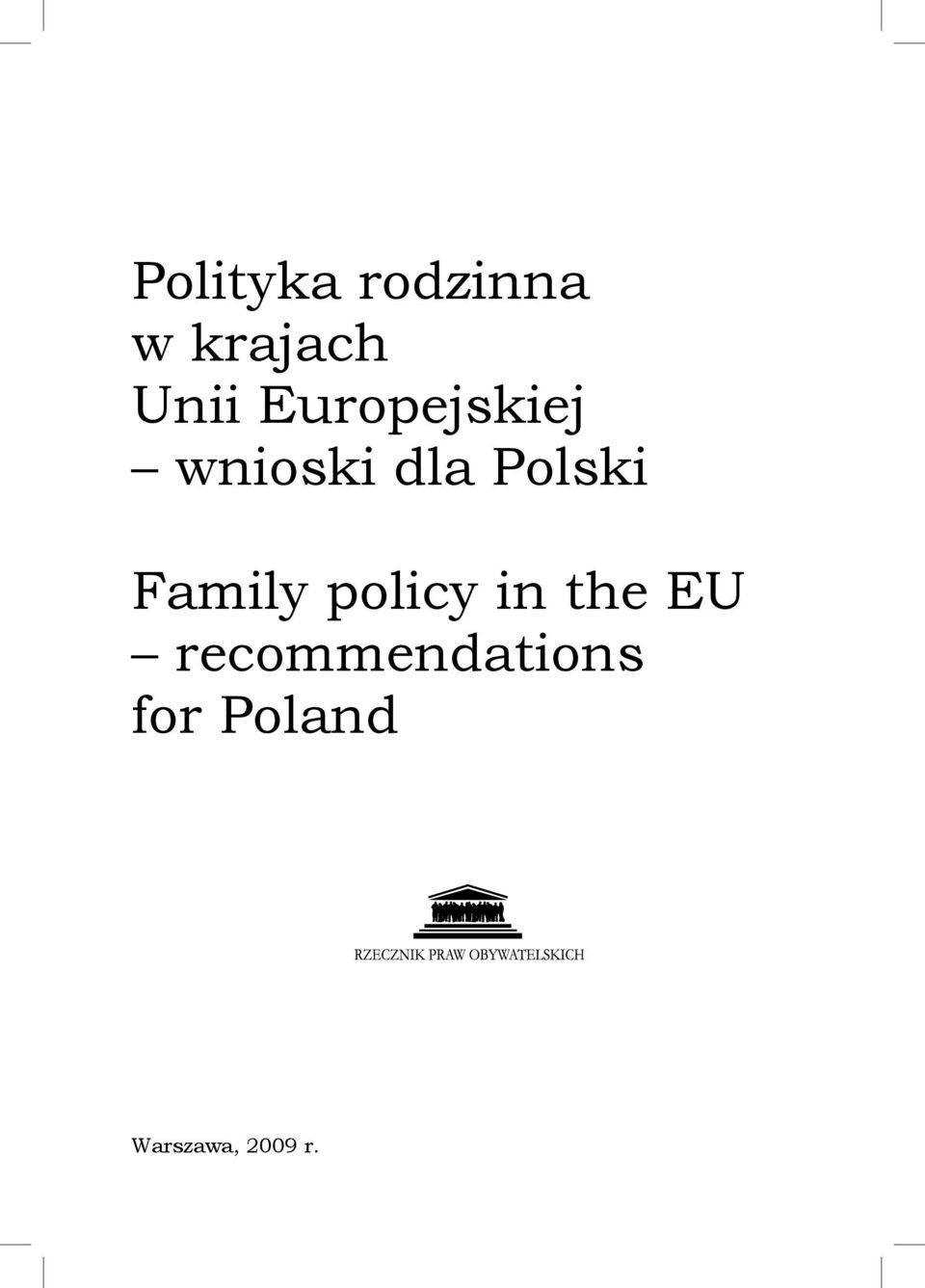 Family policy in the eu