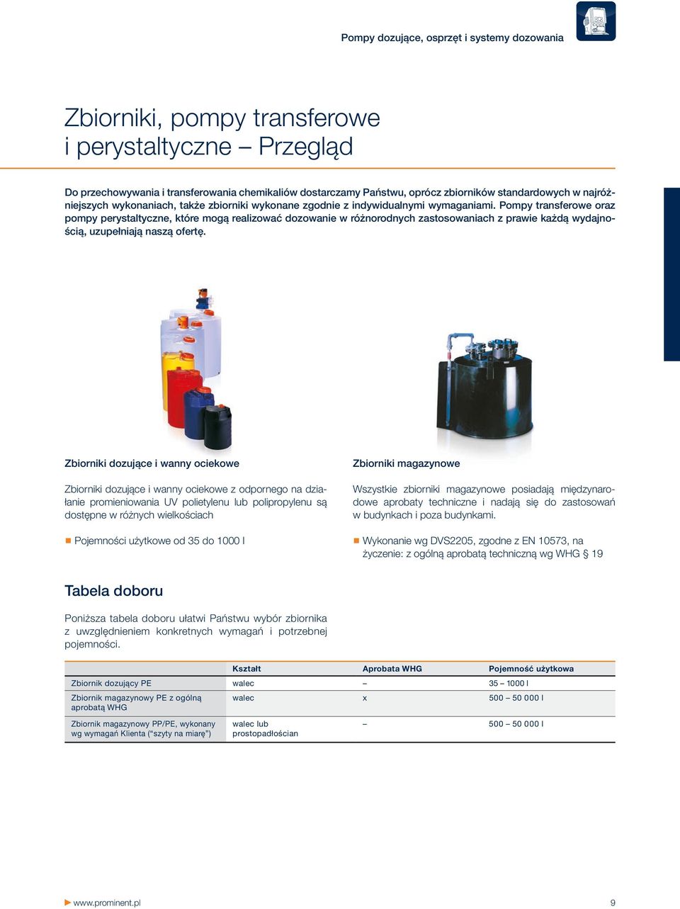 Pompy transferowe oraz pompy perystaltyczne, które mogą realizować dozowanie w różnorodnych zastosowaniach z prawie każdą wydajnością, uzupełniają naszą ofertę.