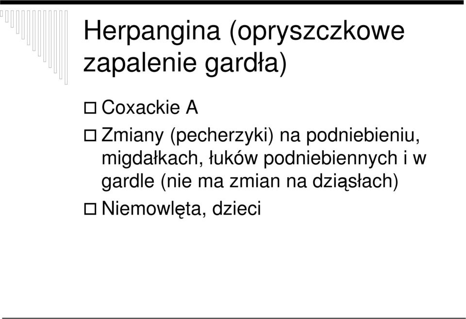 podniebieniu, migdałkach, łuków