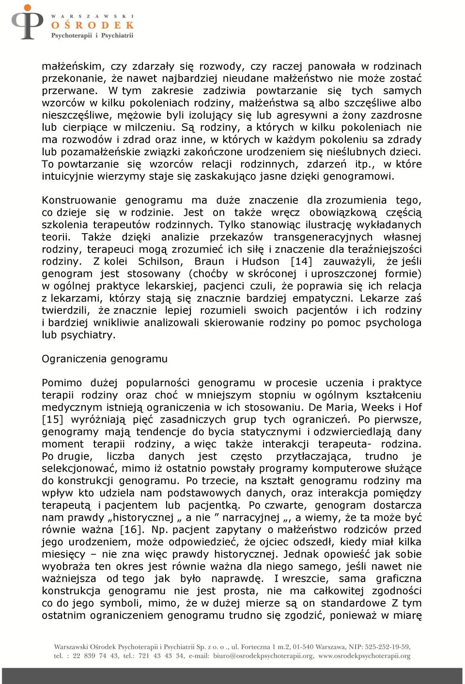 lub cierpiące w milczeniu.