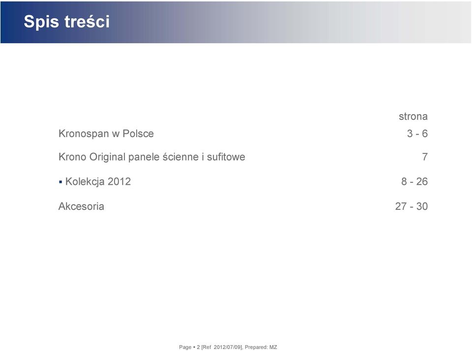 sufitowe 7 Kolekcja 2012 8-26 Akcesoria