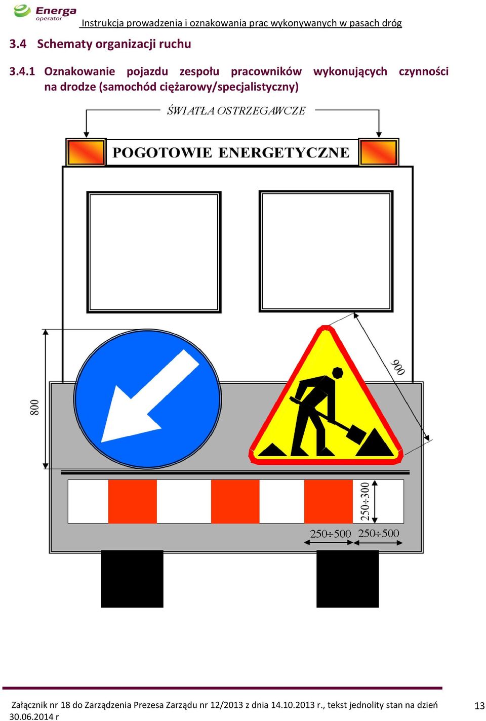 Instrukcja prowadzenia i oznakowania prac wykonywanych w pasach dróg - PDF  Darmowe pobieranie