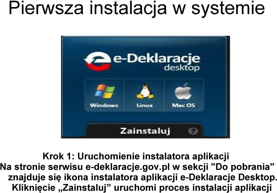 pl w sekcji "Do pobrania" znajduje się ikona instalatora