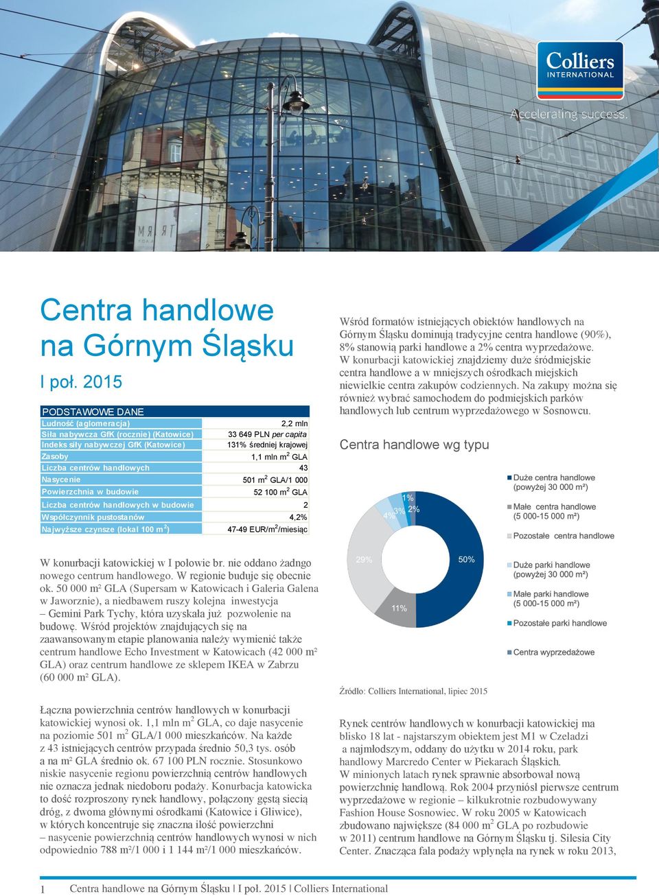 Na zakupy można się również wybrać samochodem do podmiejskich parków handlowych lub centrum wyprzedażowego w Sosnowcu. I poł.