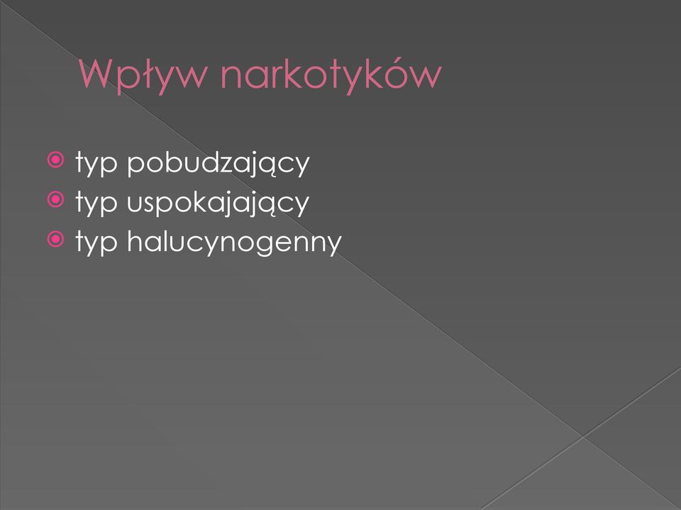typ uspokajający