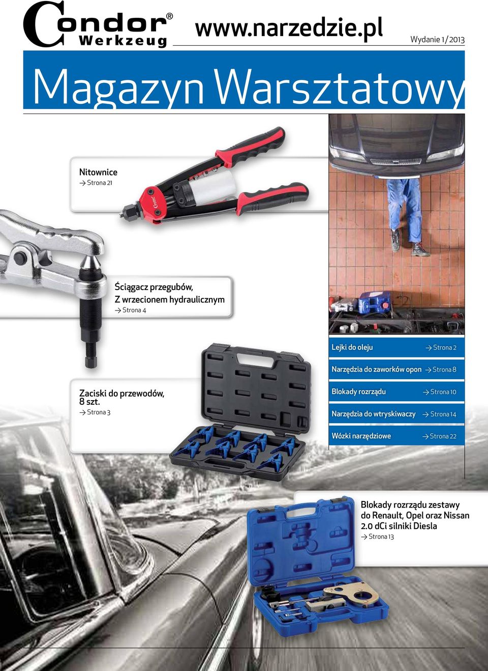 Strona 2 > Strona 2 Narzędzia Układ hamulcowy do zaworków opon > Strona 8 > Strona 12 Zaciski do przewodów, 8 szt.